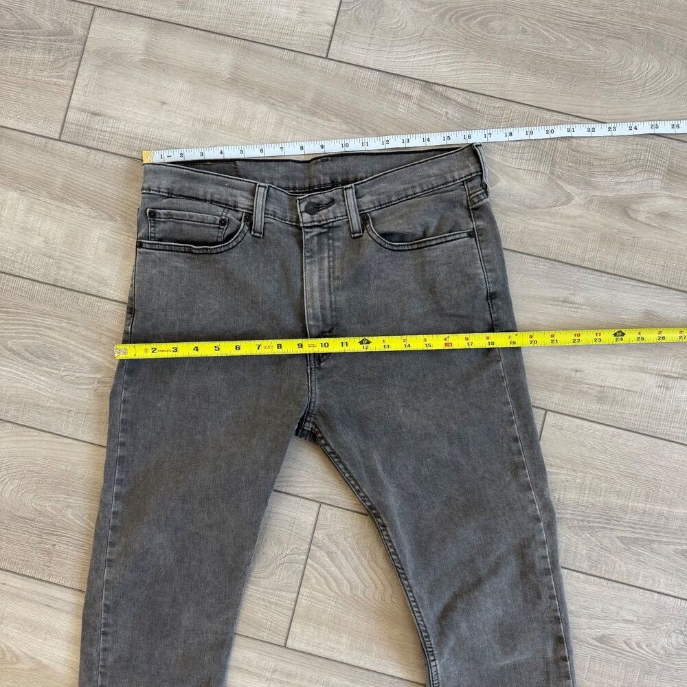 Levi's 510 Skinny Fit Men's Mid Rise Grey Denim Jean, size‎ 34 (A10) - Picture 3 of 13